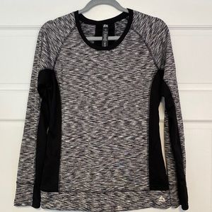 RBX, black and white athletic top, size L